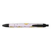 Princess kitty kat op paars zwarte inkt pen (Achterkant)