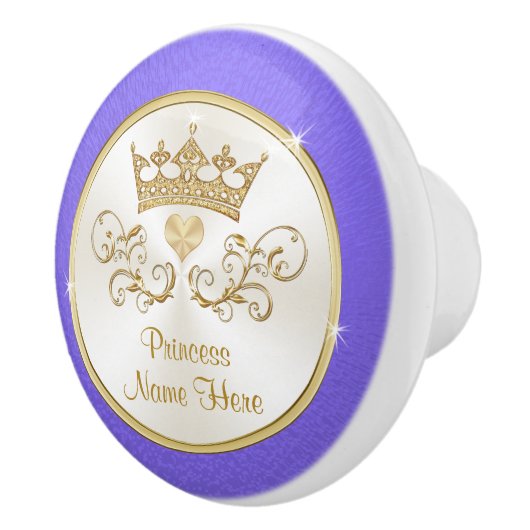 Princess Knob voor haar prinses Thete Bedroom Keramische Knop (Rechts)