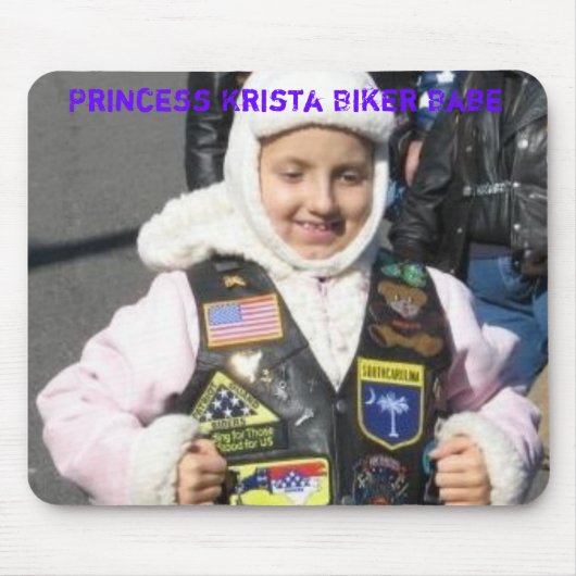 Princess Krista Biker Babe Muismat (Voorkant)