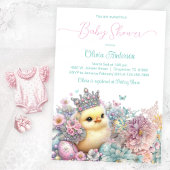 Princess Kuiken Baby Shower Kaart