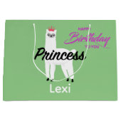 Princess Lama Design - Gift Bag - Large Groot Cadeauzakje (Voorkant)