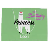 Princess Lama Design - Gift Bag - Large Groot Cadeauzakje (Achterkant)