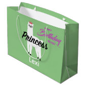 Princess Lama Design - Gift Bag - Large Groot Cadeauzakje (Achterkant Gekanteld)