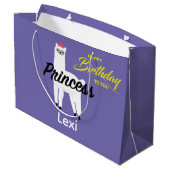 Princess Lama Design - Gift Bag - Large Groot Cadeauzakje (Achterkant Gekanteld)