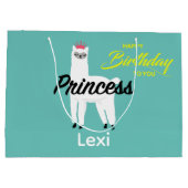 Princess Lama Design - Gift Bag - Large Groot Cadeauzakje (Achterkant)