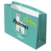 Princess Lama Design - Gift Bag - Large Groot Cadeauzakje (Achterkant Gekanteld)