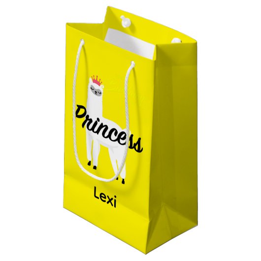 Princess Lama Design - Gift Bag - Small Klein Cadeauzakje (Voorkant Gekanteld)