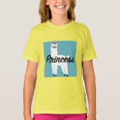 Princess Lama Design - Girls' Basic T-Shirt (Voorkant)
