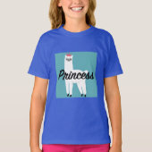 Princess Lama Design - Girls' Basic T-Shirt (Voorkant)