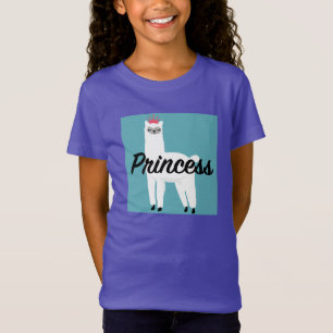 Princess Lama Design - Girls' Fine Jersey T-Shirt