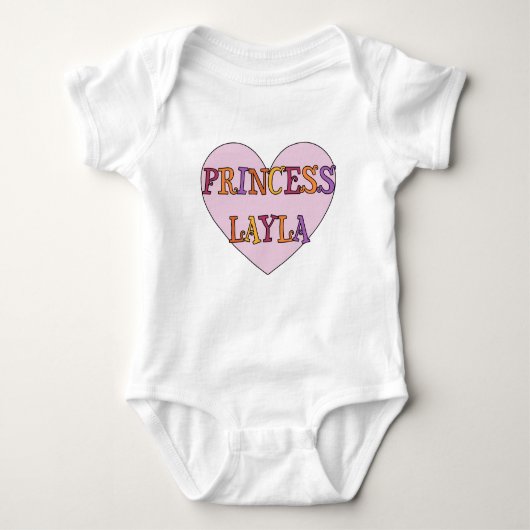 Princess Layla Baby Outfit Romper (Voorkant)