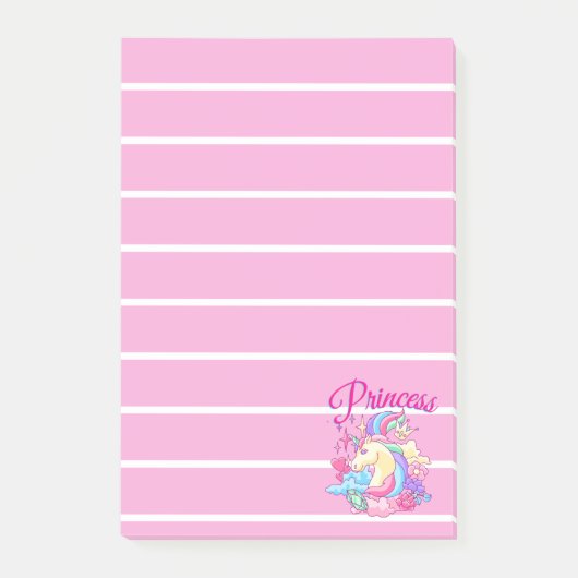 Princess-lijntjes Post-it® Notes (Voorkant)