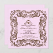 Princess  Lijst Baby shower Kaart (Voorkant / Achterkant)