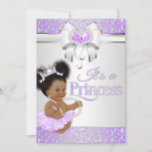 Princess Lila & Silver Diamond Afro-Amerikaans Kaart (Voorkant)