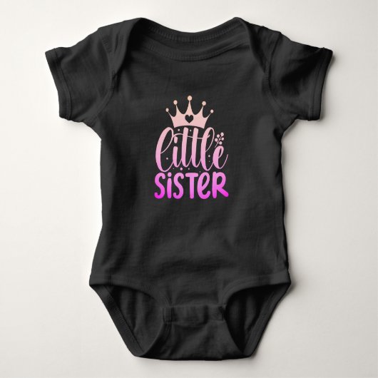 Princess Little Sister Baby Bodysuit (Voorkant)