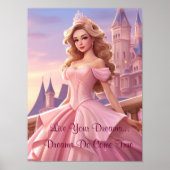 Princess Live Your Dreams Poster (Voorkant)