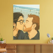 Princess love canvas afdruk (Insitu (Woonkamer))