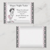  Princess Luier Raffle Ticket Informatiekaartje (Voorkant / Achterkant)