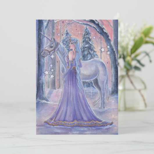 Princess Lumi with Unicorn art By Renee Lavoie (Staand voorkant)