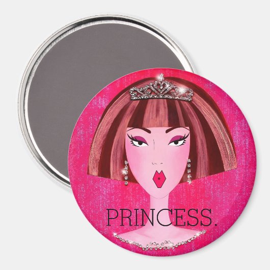 "PRINCESS." MAGNEET (Voorkant / Achterkant)