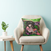 Princess Mam en Baby Fantasy Fine Art Pillow Kussen (Stoel)
