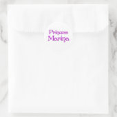 Princess Marina Ronde Sticker (Tas)