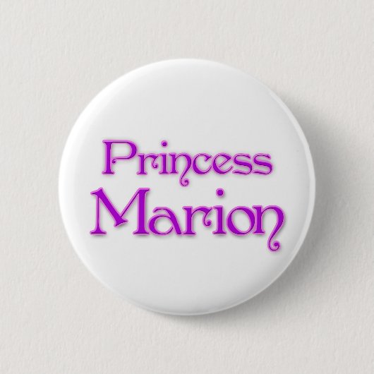 Princess Marion Ronde Button 5,7 Cm (Voorkant)