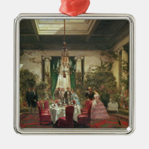 Princess Mathilde's Salle-a-Manger Metalen Ornament