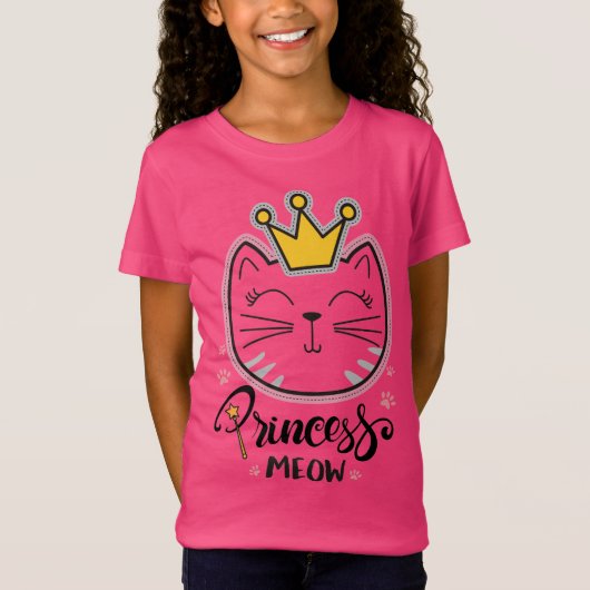 Princess Meow T-shirt (Voorkant)