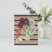 Princess Mermaid Briefkaart (Staand voorkant)
