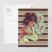 Princess Mermaid Briefkaart (Voorkant / Achterkant)