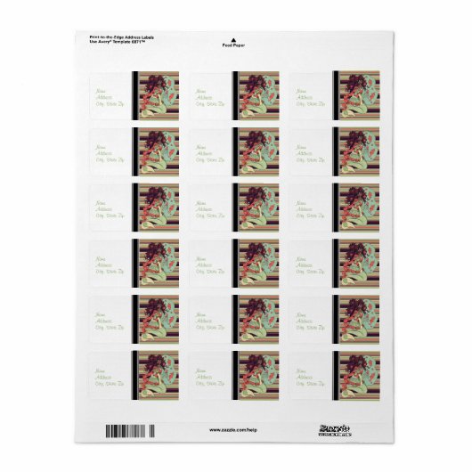 Princess Mermaid Etiket (Full Sheet)