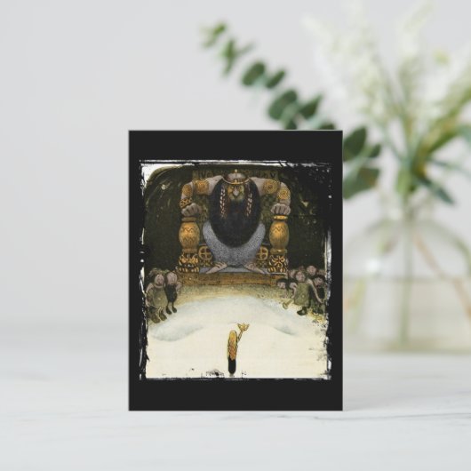 Princess met de Troll King Briefkaart (Staand voorkant)