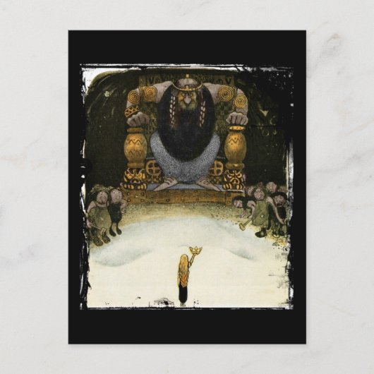 Princess met de Troll King Briefkaart (Voorkant)