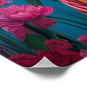 Princess met kleurrijke gelaatverf poster (Hoek)