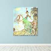Princess Minon Minette Kay Nielsen Fine Art Canvas Afdruk (Insitu (Houten vloer))