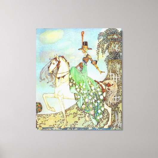 Princess Minon Minette Kay Nielsen Fine Art Canvas Afdruk (Voorkant)