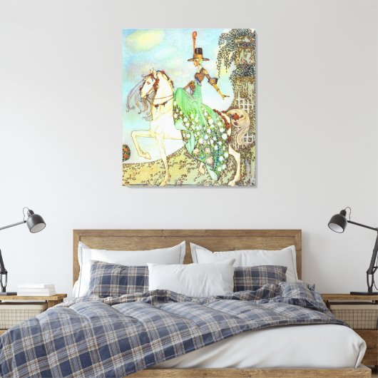 Princess Minon Minette Kay Nielsen Fine Art Canvas Afdruk (Insitu (Slaapkamer))