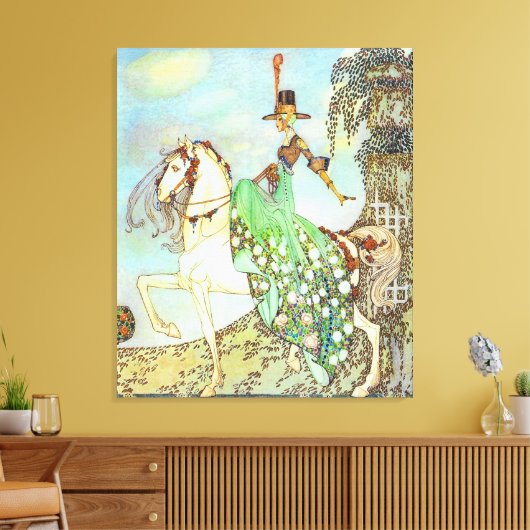 Princess Minon Minette Kay Nielsen Fine Art Canvas Afdruk (Insitu (Woonkamer))