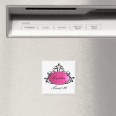 Princess Name Filigree Magneet (Insitu (Vaatwasser))