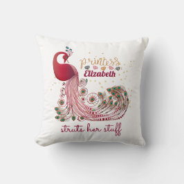 Princess (NAME) Peacock rekruteert haar spullen -  Kussen