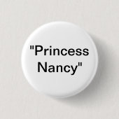 Princess Nancy Ronde Button 3,2 Cm (Voorkant)