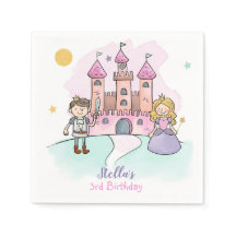Princess Napkins Sprookjesfeest Meisje Verjaardag