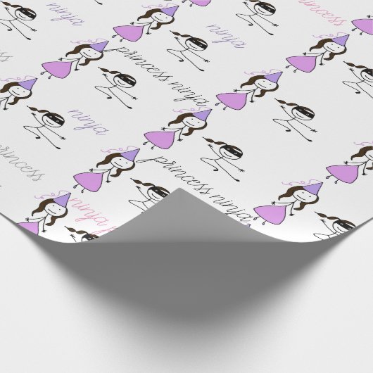 Princess Ninja Giftwrap Cadeaupapier (Hoek)