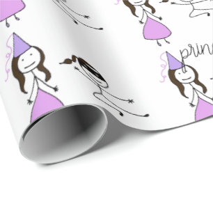 Princess Ninja Giftwrap Cadeaupapier
