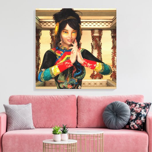 Princess of China Canvas Afdruk (Insitu (Woonkamer))