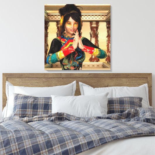 Princess of China Canvas Afdruk (Insitu (Slaapkamer))