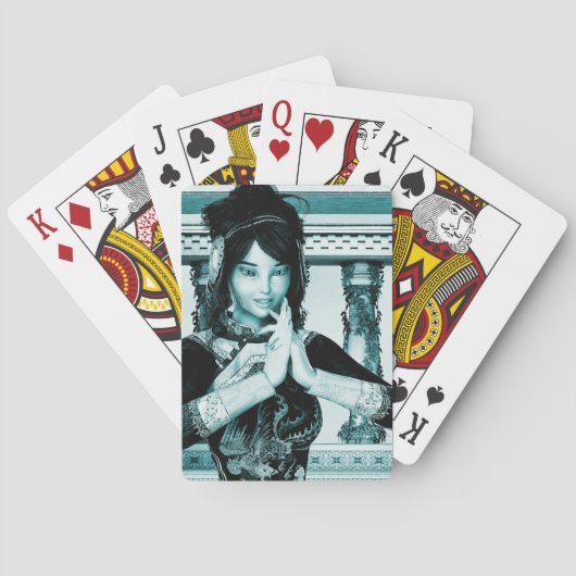 Princess of China Speelkaarten (Achterkant)