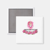 PRINCESS OF GOD MAGNEET (Voorkant / Achterkant)