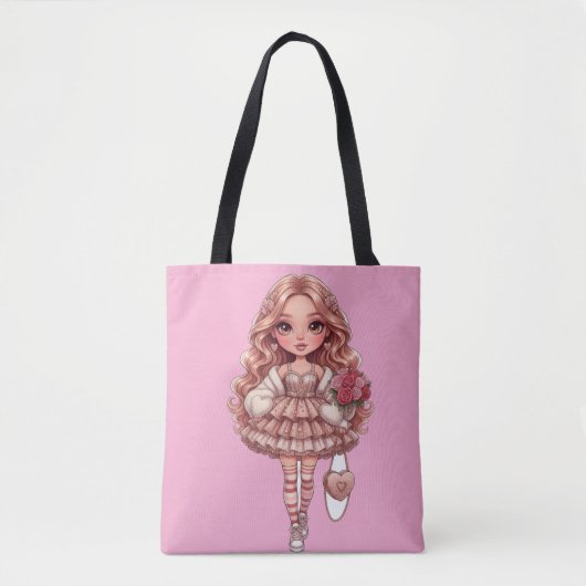 princess of hearts dall tote bag (Voorkant)